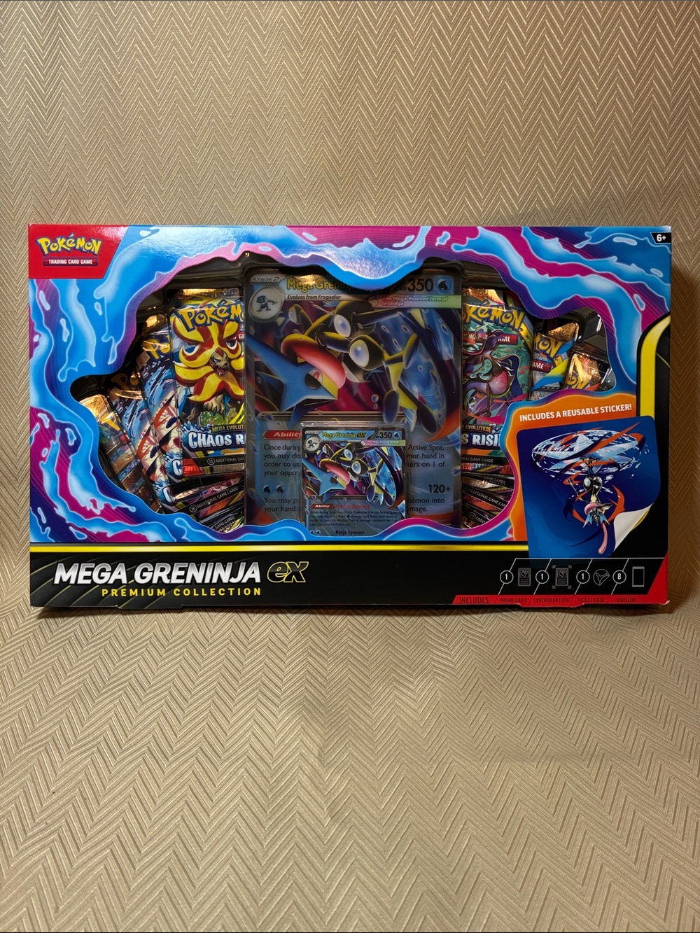 Mega Greninja GX Premium Collection Unopened Box